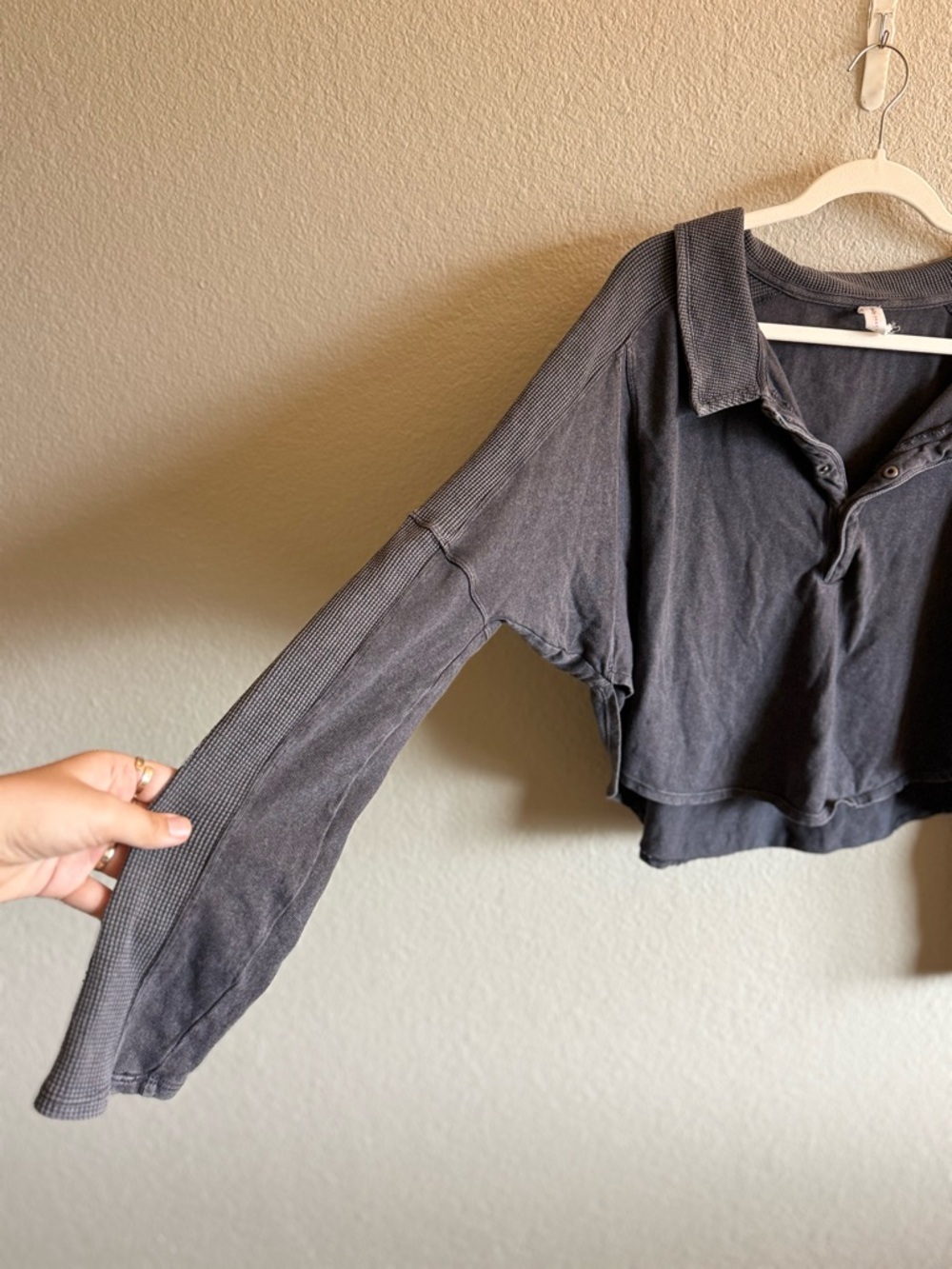 Daily Practice Saddlebrook Long Sleeve Top Large Loungewear Athleisure Cropped - Picture 5 of 9